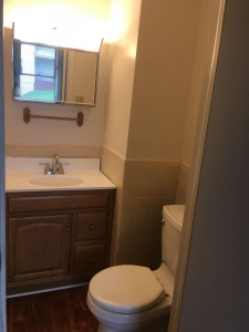 student apartments for rent in Cortland New York 62 Groton Ave. Apt. B Bathroom