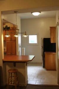 student apartments for rent in Cortland New York 73 1/2 Tompkins St. Kitchen 2